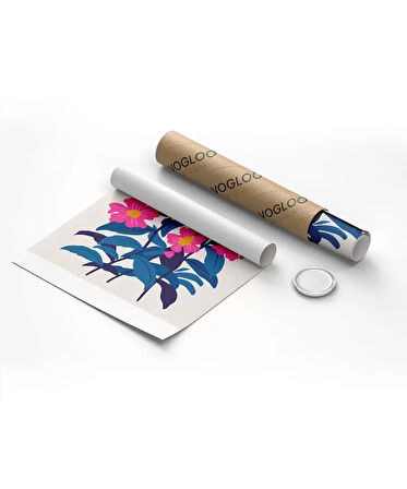 Çerçevesiz Poster Doğanın Göz Alıcı Çiçekleri