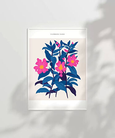 Çerçevesiz Poster Doğanın Göz Alıcı Çiçekleri