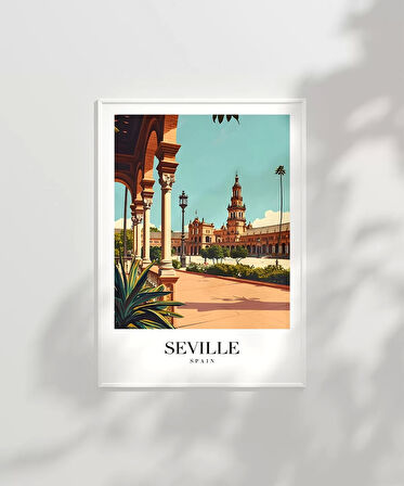 Çerçevesiz Poster Tarihi Sevilla