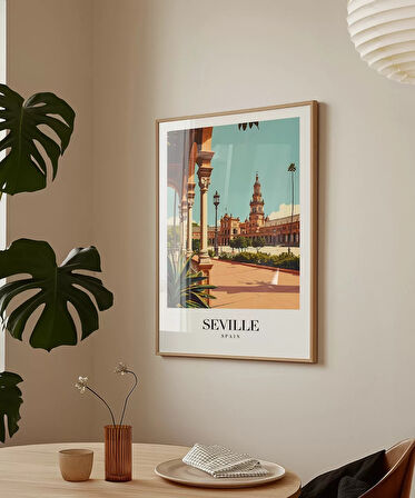 Çerçevesiz Poster Tarihi Sevilla