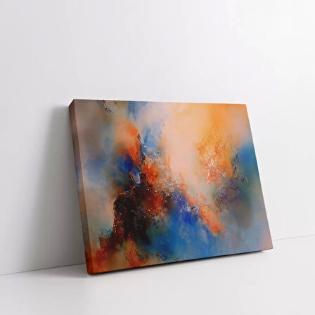 Kozmik Renk Sisleri Kanvas Tablo