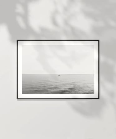 Çerçevesiz Poster Denizin Ortasında