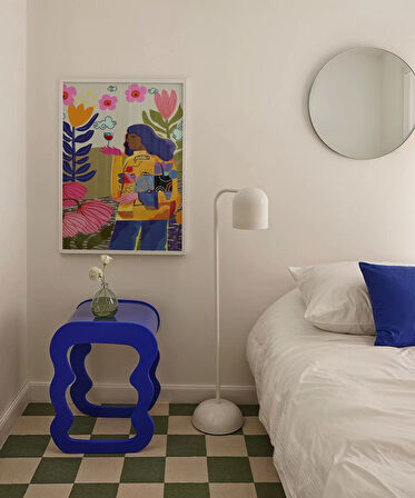 Çerçevesiz Poster Renkli Bahar Anısı