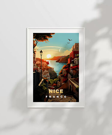 Çerçevesiz Poster Fransa'nın Akdeniz İncisi