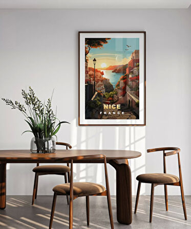 Çerçevesiz Poster Fransa'nın Akdeniz İncisi