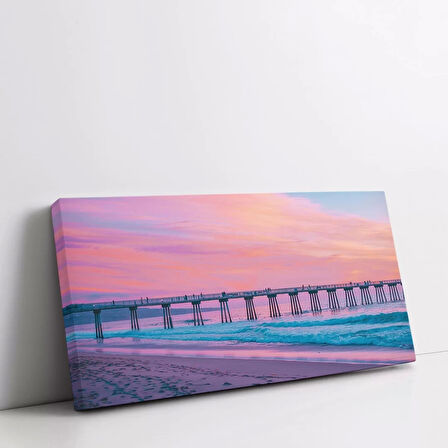 Pastel Günbatımı Kanvas Tablo