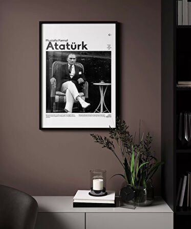 Çerçevesiz Poster Atatürk’ün Dinlenişi