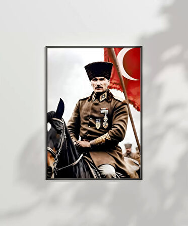 Çerçevesiz Poster Liderin Kararlılığı