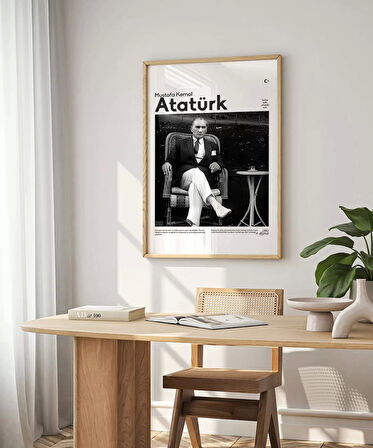 Çerçevesiz Poster Atatürk’ün Dinlenişi