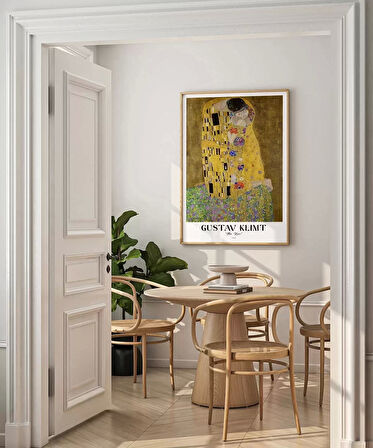Çerçevesiz Poster Gustav Klimt Öpücük 3