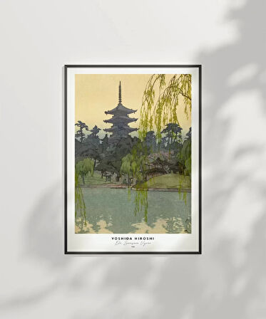 Çerçevesiz Poster Yoshida Hiroshi Sarusawa Göleti