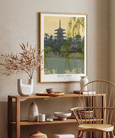 Çerçevesiz Poster Yoshida Hiroshi Sarusawa Göleti