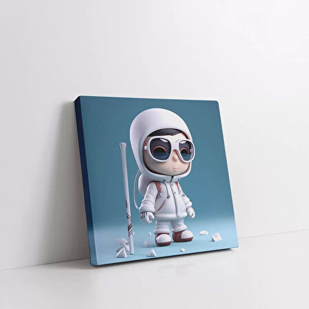 Soğuk Kış Günü Kanvas Tablo