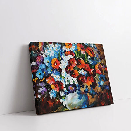 Natürmort - Leonid Afremov Kanvas Tablo