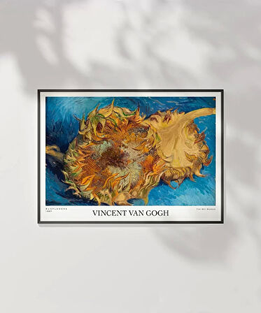 Çerçevesiz Poster Van Gogh Ayçiçekleri 1