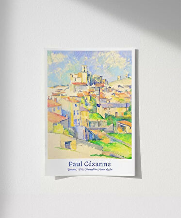 Çerçevesiz Poster Paul Cézanne Gardanne 2