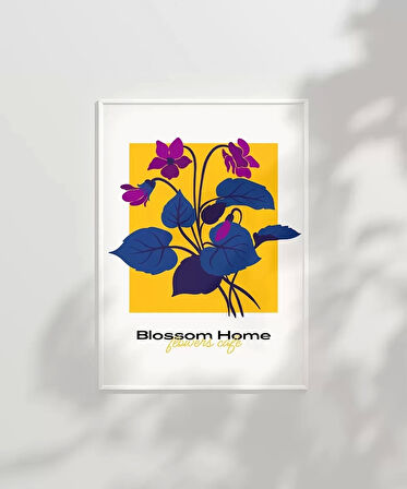 Çerçevesiz Poster Blossom Home Renklerin Dansı