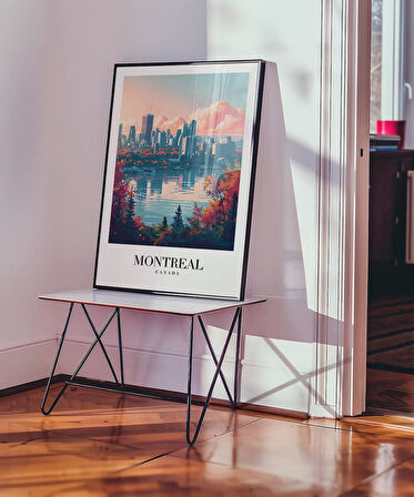 Çerçevesiz Poster Montreal Sonbaharın Büyüsü