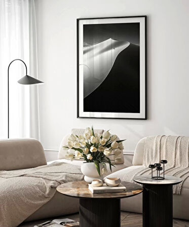 Çerçevesiz Poster Kumun İzinde