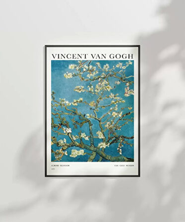 Çerçevesiz Poster Van Gogh Badem Çiçeği