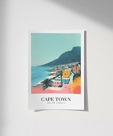 Çerçevesiz Poster Güney Afrika Masa Dağı