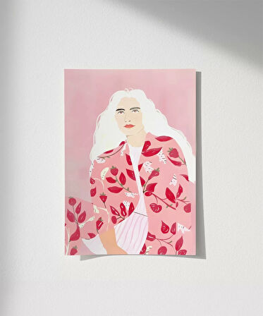 Çerçevesiz Poster Romantik Dokunuş