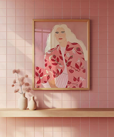 Çerçevesiz Poster Romantik Dokunuş