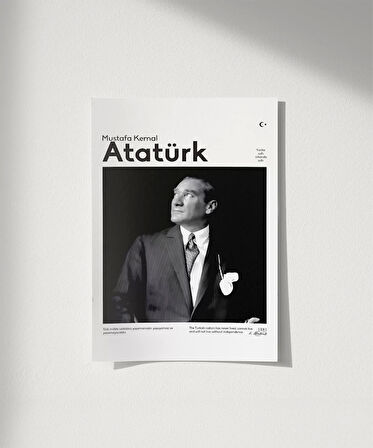 Çerçevesiz Poster Bağımsızlığa Adanmış Bir Ömür