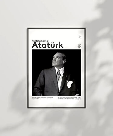 Çerçevesiz Poster Bağımsızlığa Adanmış Bir Ömür
