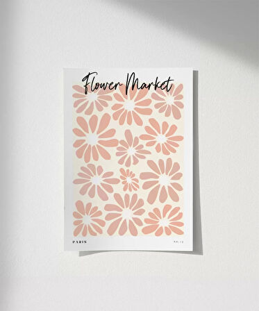 Çerçevesiz Poster Paris Flower Market