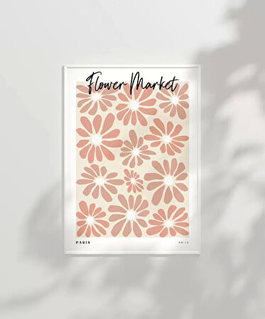 Çerçevesiz Poster Paris Flower Market
