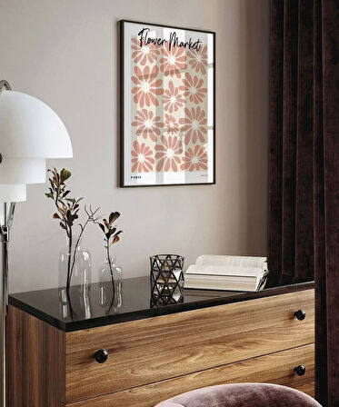 Çerçevesiz Poster Paris Flower Market