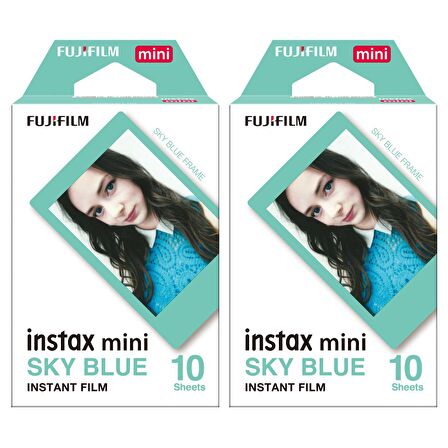 Instax mini Sky Blue Edition 10x2 Film Seti