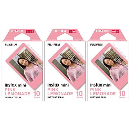 Instax mini Pink Lemonade 10x3 Film Seti