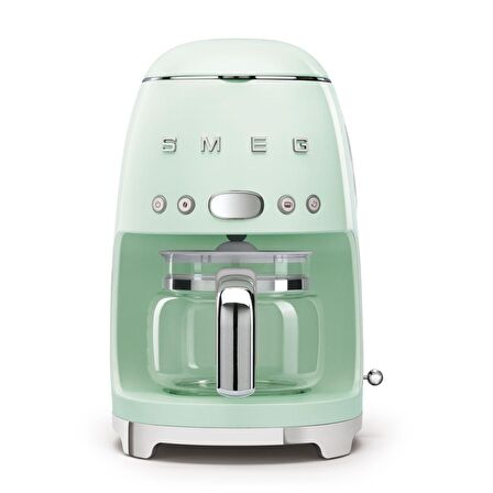 Smeg Pastel Yeşil Filtre Kahve Makinesi ve Kahve Öğütme Makinesi Seti
