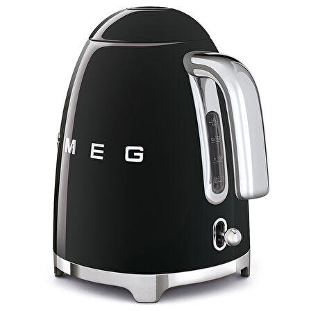 Smeg Siyah Kettle ve 1x2 Ekmek Kızartma Makinesi Seti