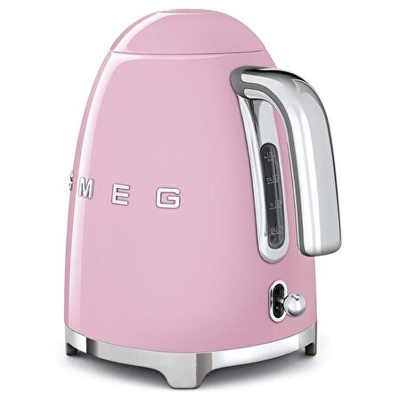 Smeg Pembe Kettle ve 1x2 Ekmek Kızartma Makinesi Seti