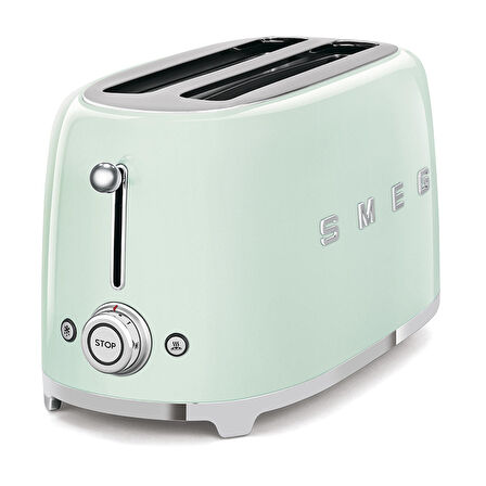 Smeg Pastel Yeşil Isı Ayarlı Kettle ve 2x4 Ekmek Kızartma Makinesi Seti