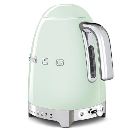 Smeg Pastel Yeşil Isı Ayarlı Kettle ve 2x4 Ekmek Kızartma Makinesi Seti
