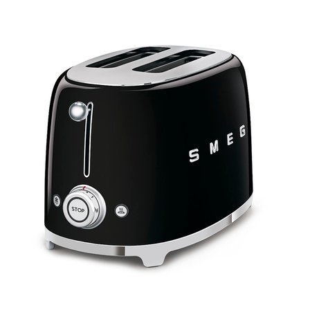 Smeg Siyah Kettle-1x2 Ekmek Kızartma Makinesi ve Narenciye Sıkacağı Seti