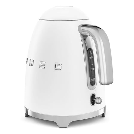 Smeg Beyaz Kettle-1x2 Ekmek Kızartma Makinesi ve Narenciye Sıkacağı Seti