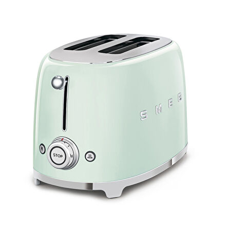 Smeg Pastel Yeşil Kettle-1x2 Ekmek Kızartma Makinesi ve Narenciye Sıkacağı Seti