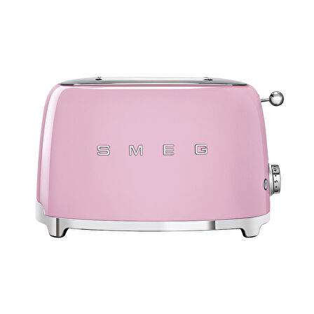 Smeg Pembe Kettle-1x2 Ekmek Kızartma Makinesi ve Narenciye Sıkacağı Seti