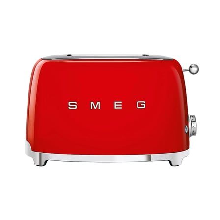 Smeg Kırmızı Kettle-1x2 Ekmek Kızartma Makinesi ve Narenciye Sıkacağı Seti