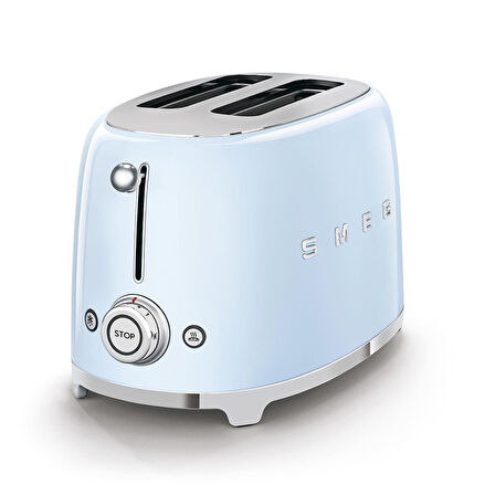 Smeg Pastel Mavi Kettle ve 1x2 Ekmek Kızartma Makinesi Seti