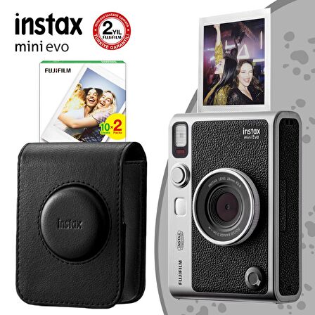 Instax Mini Evo Siyah Fotoğraf Makinası ve Hediye Seti 4