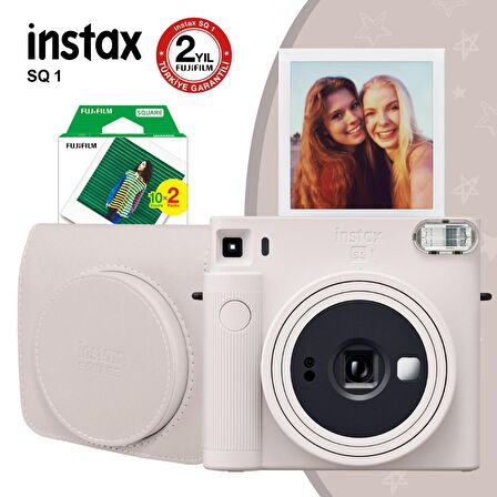 Instax SQ1 Beyaz Fotoğraf Makinesi ve Hediye Seti 4