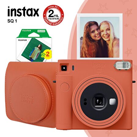 Instax SQ1 Terracotta Turuncu Fotoğraf Makinesi ve Hediye Seti 4