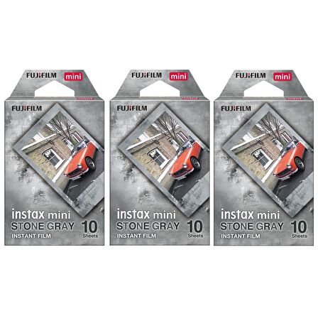 Instax mini Stone Gray 10x3 Film Seti