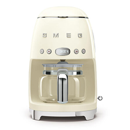 Smeg 50's Style Krem Kettle - 1x2 Ekmek Kızartma Makinesi Ve Filtre Kahve Makine Seti